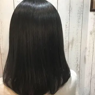 ミディアム カラー パーマ 金崎 新吾のヘアスタイル