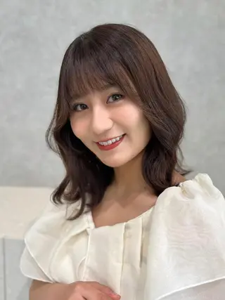 ミディアム 顔周り🇰🇷韓国 レイヤー/いづみ💞のヘアスタイル