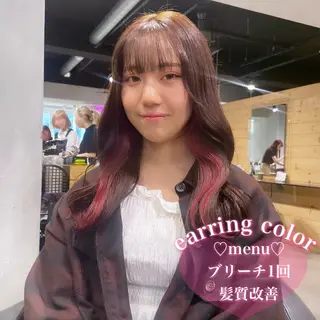 セミロング 盛れる暖色🎀ガーリ ーヘア🎀きっかのヘアスタイル