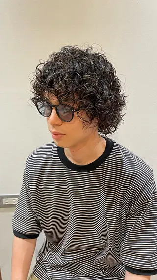 パーマ 佐藤 来輝のヘアスタイル