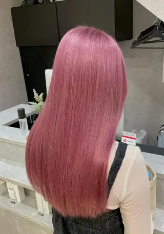 セミロング カラー Taku /ケアハイトーンのヘアスタイル