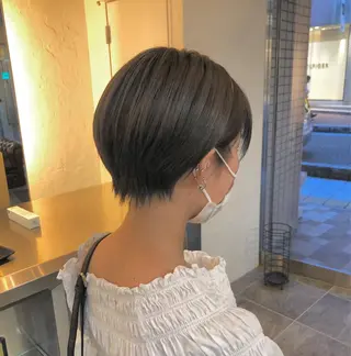 ショート キノシタ ナオユキのヘアスタイル