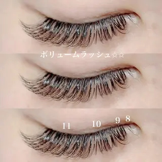 マツエク・マツパ Lassy aoiのマツエク・マツパデザイン