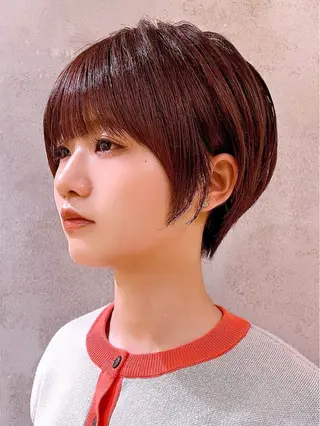 ショート Say.石川葵 ショートボブ前髪のヘアスタイル