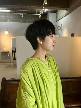ショート パーマ メンズ room3小出 奈央子のヘアスタイル