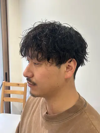 パーマ メンズ メンズパーマ専門店 【店長】⚜️イチカワのヘアスタイル