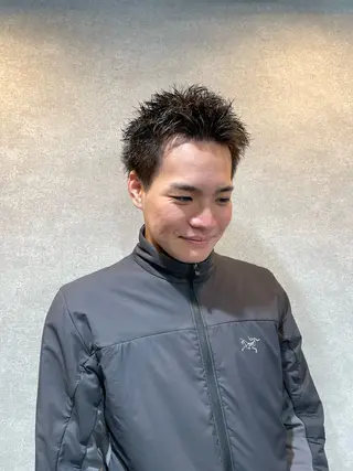 ショート メンズ 垢抜けハイトーン☀／ 笑顔の美容師／しゅんのヘアスタイル