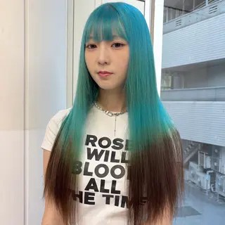 ロング カラー 🍎ハイトーンカラー /MANA🍎のヘアスタイル
