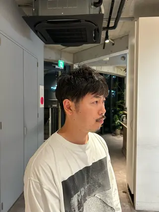 ショート メンズ 葉月/ボブ/ 透明感カラー／中目黒のヘアスタイル