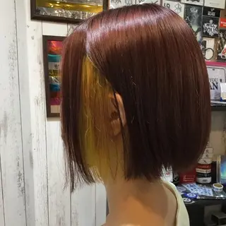 ミディアム カラー embrace エンブレイスのヘアスタイル