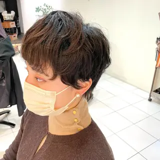 ショート パーマ 透明感カラー/ 寺田千雅子のヘアスタイル