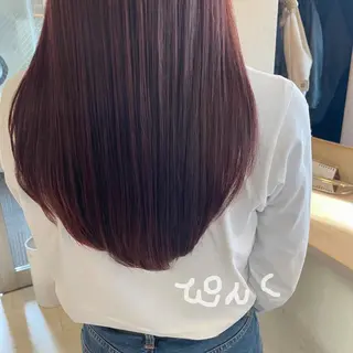 ロング カラー ボブウルフ／ボブ Satsuki【名駅のヘアスタイル