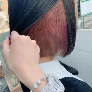 ショート カラー ﾖｼﾅｶﾞﾏﾕ🦕 髪質改善艶カラーのヘアスタイル