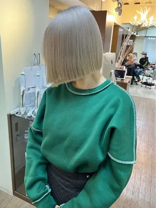 ショート 艶髪ハイトーンカラー ☆MASAのヘアスタイル