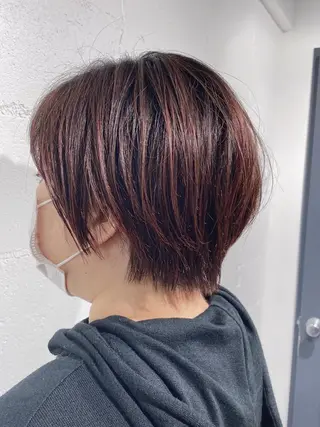 ショート ショート・ウルフ✂︎ 安住有咲子のヘアスタイル
