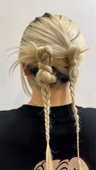 ヘアアレンジ 🎀sakura🎀 艶髪/韓国/ワンホンのヘアスタイル