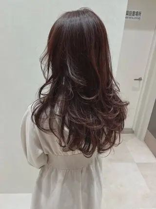 ロング カラー salowin所属・吉ヶ別符 亮祐のヘアスタイル
