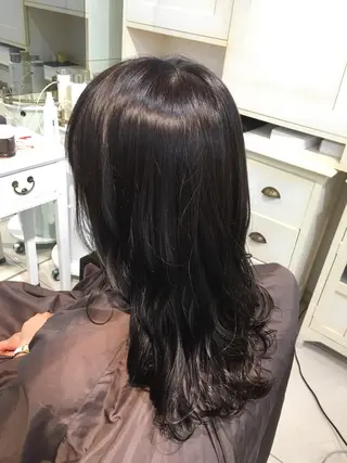 ロング カラー 縮毛矯正⭐️ TAKAHIROのヘアスタイル