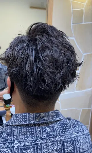 パーマ メンズ 坂井 茅聖のヘアスタイル