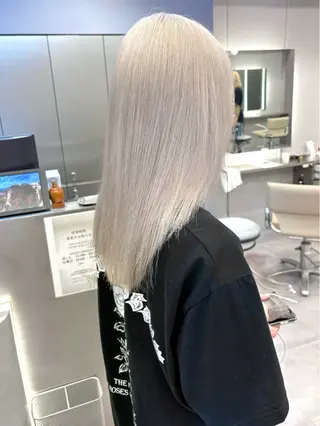 セミロング カラー ukyo/透明感 カラー/ハイライトのヘアスタイル