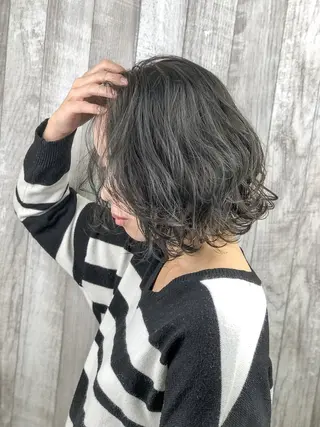 パーマ ʚ HONAMI ɞのヘアスタイル