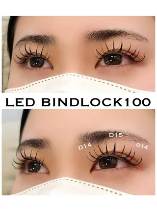 マツエク・マツパ シュガーレイ所属・バインドロック🦋 アンドヘルシーのマツエク・マツパデザイン