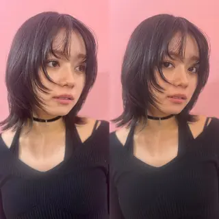 ショート 捺葵 @72tomi__のヘアスタイル