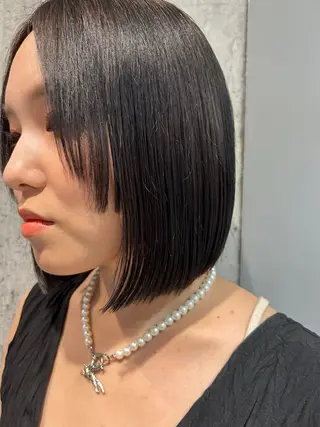 ショート カラー 🦖ミニボブ/ボブ /MOEKA🦕のヘアスタイル