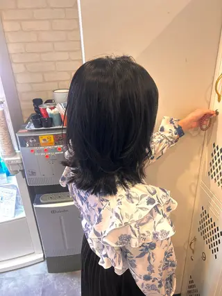 ミディアム カットモデル 無料🌷スズのヘアスタイル