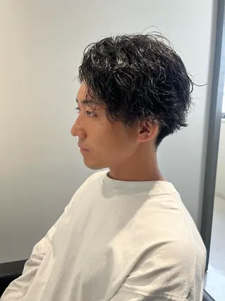 メンズ 髪質改善/縮毛矯正 艶カラー/珠聡のヘアスタイル