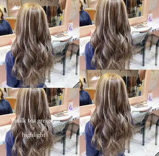 ロング カラー パーマ ヘアアレンジ メンズ RIYA❤︎ Aujuaソムリエのヘアスタイル