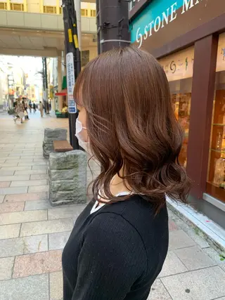 ショート カラー ヘアアレンジ ブリーチなし/ レイヤー🌿runaのヘアスタイル