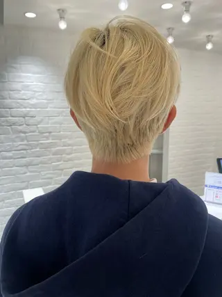 ショート カラー メンズ ショート/ボブ/ 吉祥寺/ryoのヘアスタイル