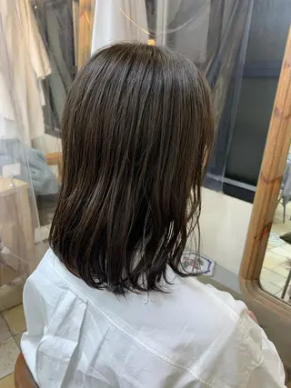 ミディアム パーマ ショート/ボブ特化 相良 真子のヘアスタイル