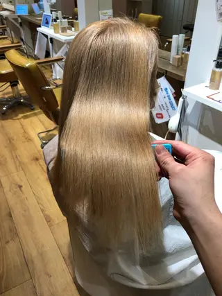 セミロング 【韓国暗髪】 ×【暖色系】圭真のヘアスタイル