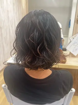ミディアム パーマ 🤍太田 叶佳🤍のヘアスタイル