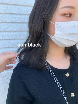 ミディアム カラー kitagawa mayuのヘアスタイル