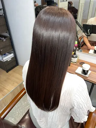 ロング カラー 🦋🫧艶髪縮毛矯正 🫧🦋なおのヘアスタイル