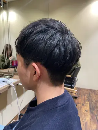 メンズ 山口里莉 /パーマモデル募集のヘアスタイル