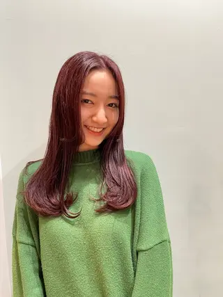 カラー 🌈HAPPYになる hair🌈ユウカのヘアスタイル