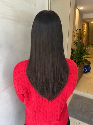 ロング パーマ GARTE所属・巻ける縮毛矯正 艶カラー/れむのヘアスタイル
