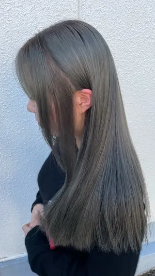 ロング 🎀ハイトーン/ 艶カラー/夕月🎀のヘアスタイル