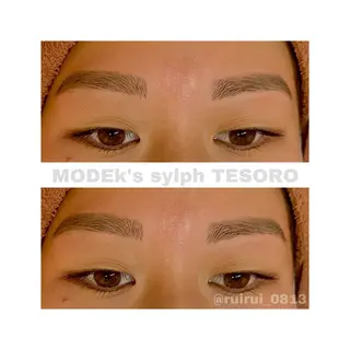 アイブロウ MODEk's TESORO柿崎流依のマツエク・マツパデザイン