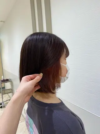ショート カラー ナチュラル艶カラー 🤎maoのヘアスタイル
