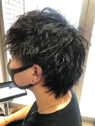 ショート パーマ メンズ メンズパーマ/ スパイキー/神田正紀のヘアスタイル