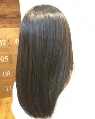 セミロング カラー 松田 和樹のヘアスタイル