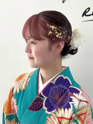 セミロング ヘアアレンジ recipe 黒木 彩那のヘアスタイル