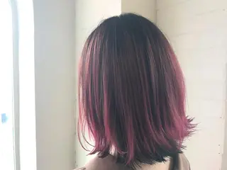 ショート カラー メンズハイトーン メンズバレイヤージュのヘアスタイル