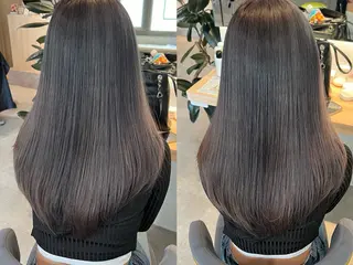 ロング ダン/メンズ/ 顔周り×透明感カラーのヘアスタイル