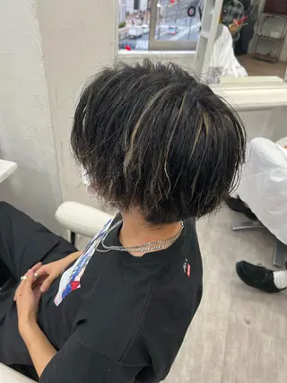 ミディアム メンズショート美容師 💈高橋和真💈のヘアスタイル
